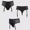 HARNESS LINGERIE IDYLLE - XL - BLACK
